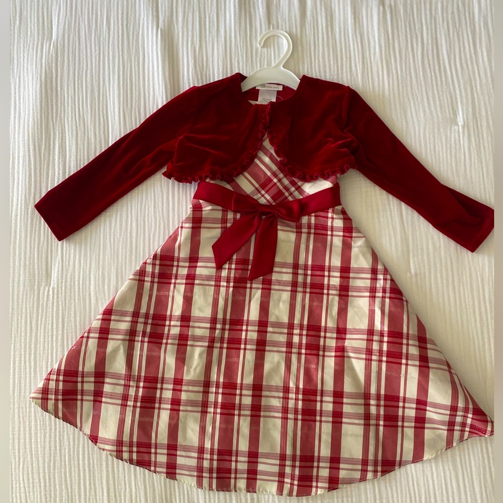 Bonnie Jean girls’ holiday dress.  Size 5.